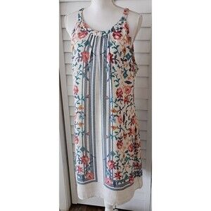 Brixon Ivy Embroidered look sleeveless sundress lightweight M/L